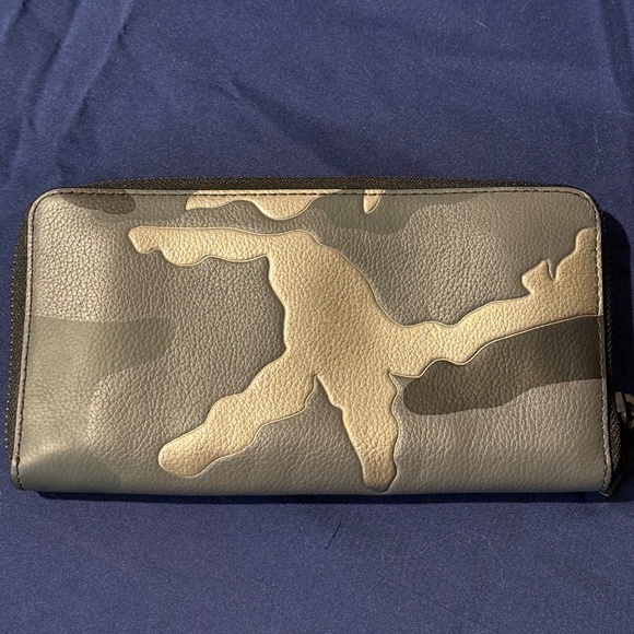 Coach Camo Leather Matching Set NWOT HTF Handbag Tote Crossbody Wallet - Picture 12 of 16